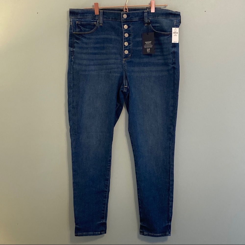 Gap High Rise Jeggings with Button Fly